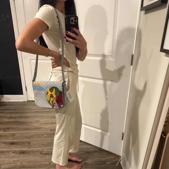 *VINTAGE* Louis Vuitton Crossbody Bag Comte de Fée 2002 Gray Monogram Mini w/Box - Picture 8 of 8